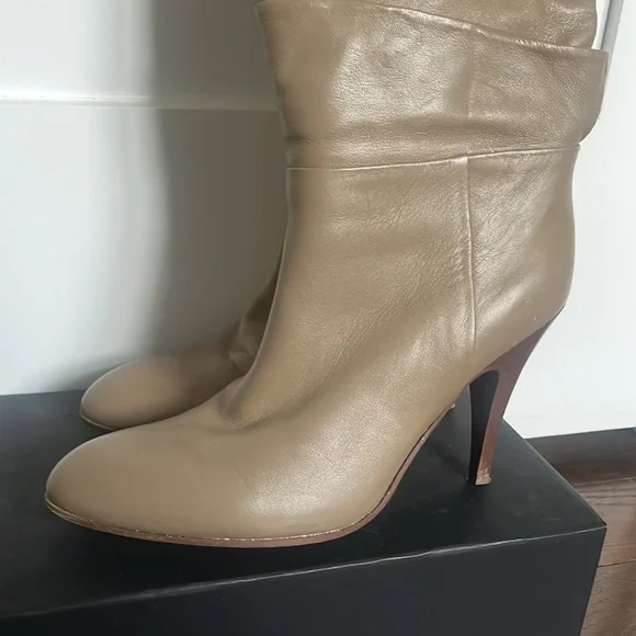 VERONIQUE BRANQUINHO Tan Knee High Boots - Picture 2 of 10